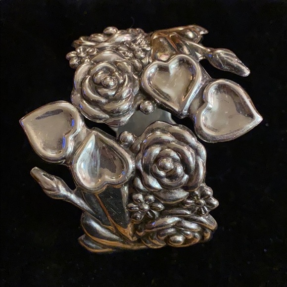 Sterling Art Nouveau Bracelet - Picture 8 of 10